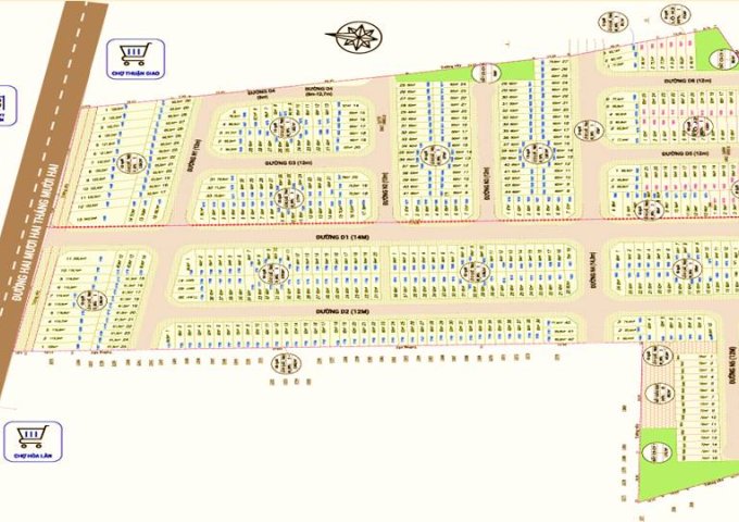 đất nền Dự án Khu dân cư Lộc Phát Thuận Giao, Thuận An,  Bình Dương diện tích 60m2  giá 2.1 Tỷ