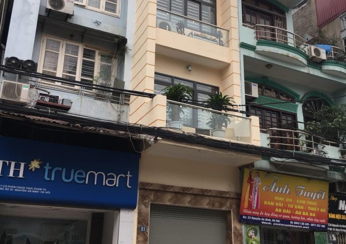 Cho thuê nguyên căn 4 tầng 200m2 mặt phố Nguyễn An Ninh, Hà Nội làm văn phòng, mặt bằng KD 27tr/tháng có thỏa thuận