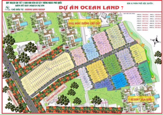 Bán đất Cây Thông Ngoài, Xã Cửa Dương, H.Phú Quốc, Ocean Land 7, DT 138m2, giá 850tr