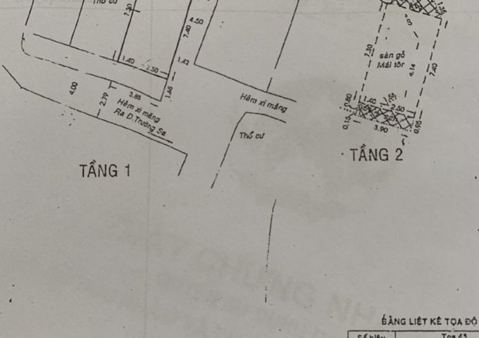Bán nhà 3 mặt tiền kinh doanh 48/17 Trường Sa, 3,7 x 9m, 1 lầu
