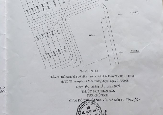 Cần bán lô đất khu dân cư Phú Xuân, Nhà Bè, DT 7x22m. Giá 24 triệu/m2