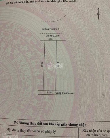 Bán đất tại Đường Trà Khê 9, Ngũ Hành Sơn,  Đà Nẵng diện tích 105m2  giá 3 Tỷ