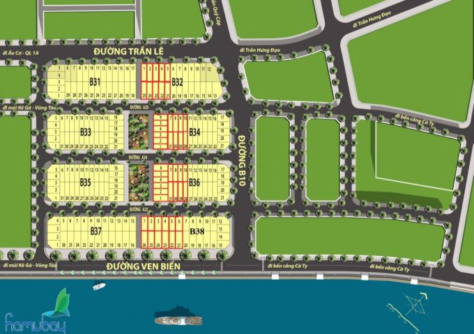 Cơ hội đầu tư đất nền nhà phố mặt tiền biển khu đô thị Hamubay ngay TP Phan Thiết 