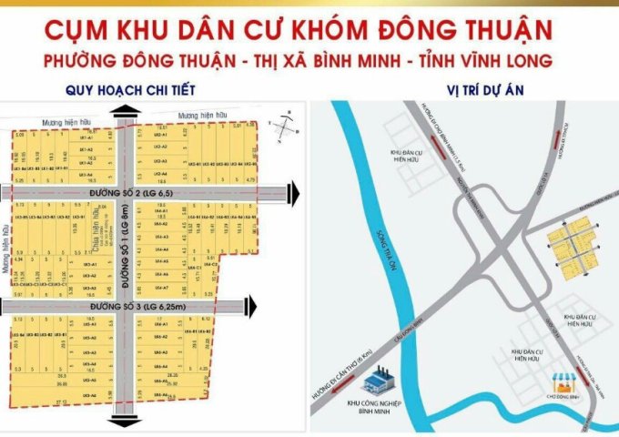 Nhà đất bán tại Phường Đông Thuận, Thị xã Bình Minh, Vĩnh Long ...