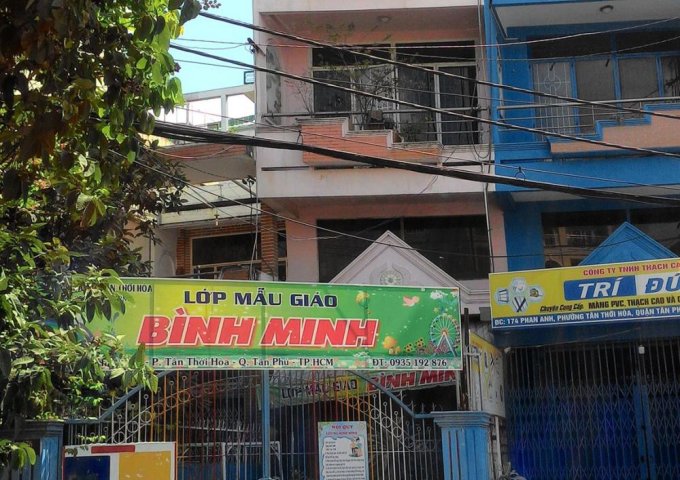 Bán nhà mặt tiền 176 Phan Anh, Phường Tân Thới Hòa, Quận Tân Phú.