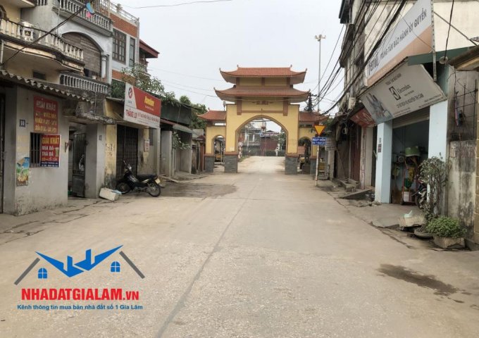 Bán 80m2 đất mặt đường Kiên Thành,Trâu Quỳ,Gia Lâm.Liên hệ 097.141.3456