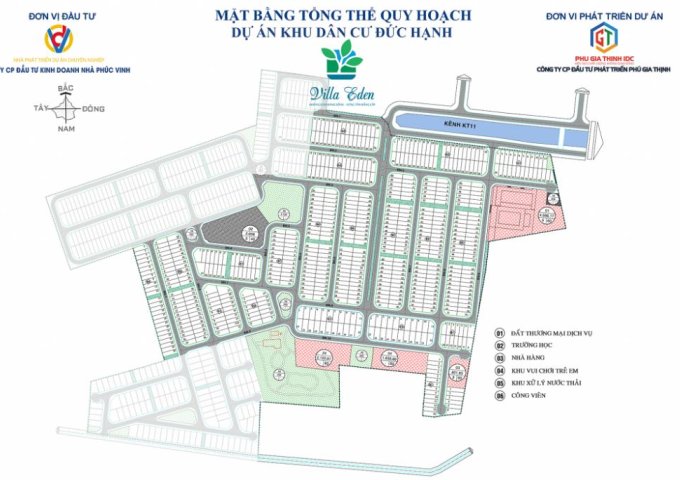 Bán đất nền dự án nhà mẫu villa eden