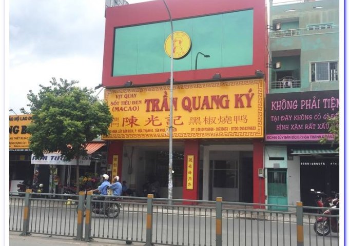 Cho thuê nhà 2MT đường Luỹ Bán Bích, P.Tân Thành Quận Tân Phú