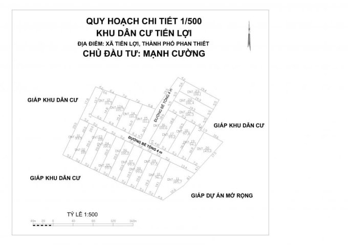 BÁN ĐẤT NỀN PHÂN LÔ KDC TIẾN LỢI TP. PHAN THIẾT
