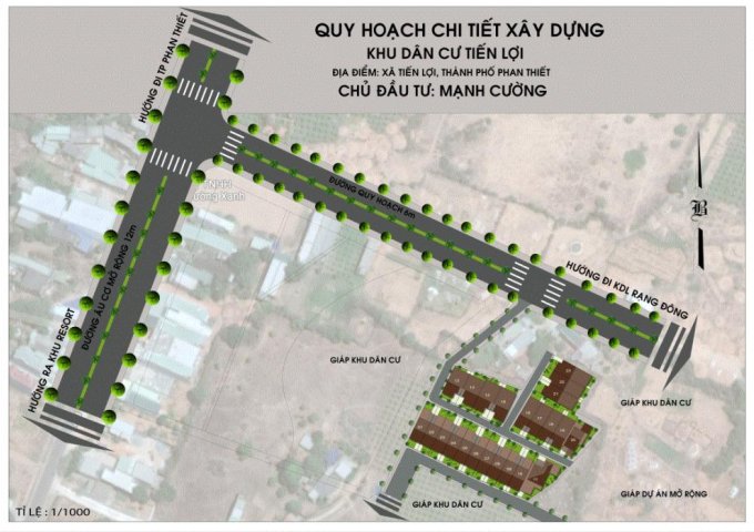 BÁN ĐẤT NỀN PHÂN LÔ KDC TIẾN LỢI TP. PHAN THIẾT