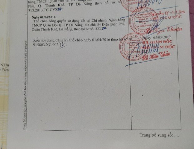 Bán đất chính chủ thôn phú sơn 1, hòa khương, hòa vang