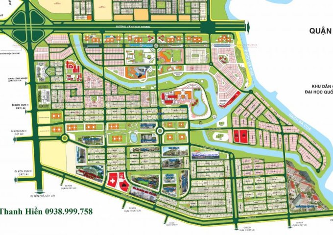 Bán duy nhất 01 lô đất Khu dân cư Cát Lái Invesco - Phú Gia, Quận 2.  Giá 34 triệu/m2