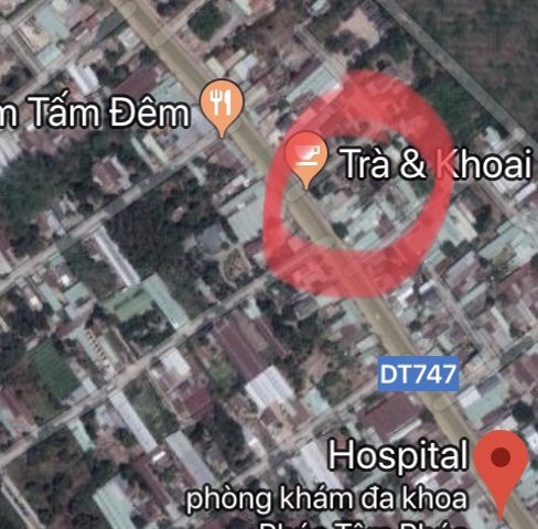 Bán đất xây trọ đối diện chợ, gần trường học giáp KCN Nam Tân Uyên sổ đỏ cầm tay