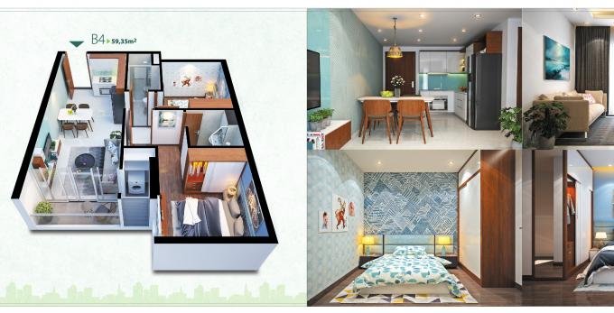 Dự án căn hộ Res Green Thoại Ngọc Hầu, thanh toán từng đợt, hỗ trợ ngân hàng vay vốn