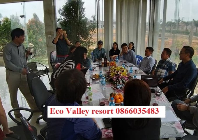 Còn 2 lô biệt thự ngoại giao cuối cùng dự án Eco Valley resort trước khi vào mở bán GĐ1. LH 0866035483