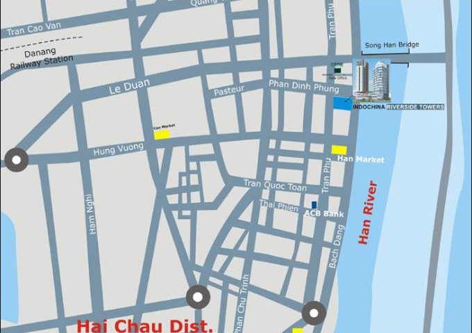 Bán căn hộ chung cư tại Dự án Indochina Riverside Towers, Hải Châu,  Đà Nẵng diện tích 123m2  giá 6.5 Tỷ