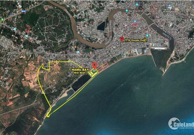 ĐẤT Nền Mặt Tiền Biển TP Phan Thiết giá 1 tỷ 4 diện tích 120m2(dự án Hamubay)