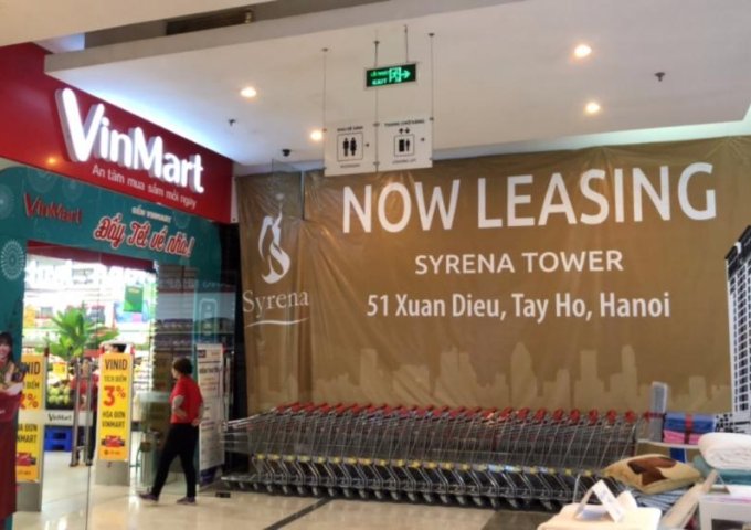 Cho thuê Mặt Bằng kinh doanh tại TTTM Syrena, 51 Xuân Diệu, Quảng An