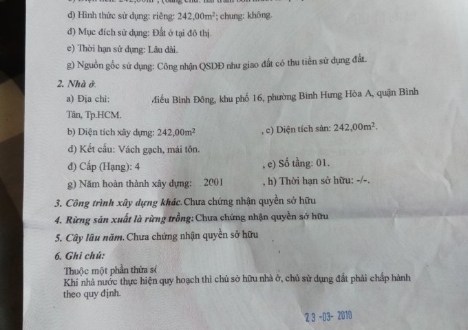 Bán nhà tiện làm kho xưởng nội bộ Lê Văn Quới, giá 8.25 tỷ