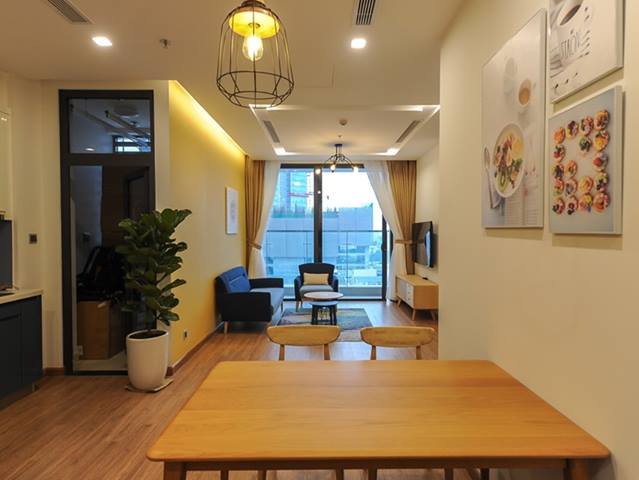 Cho thuê căn hộ chung cư Seasons Avenue- Mỗ Lao, 75m2, 2 phòng ngủ, full nội thất, giá 11tr/tháng