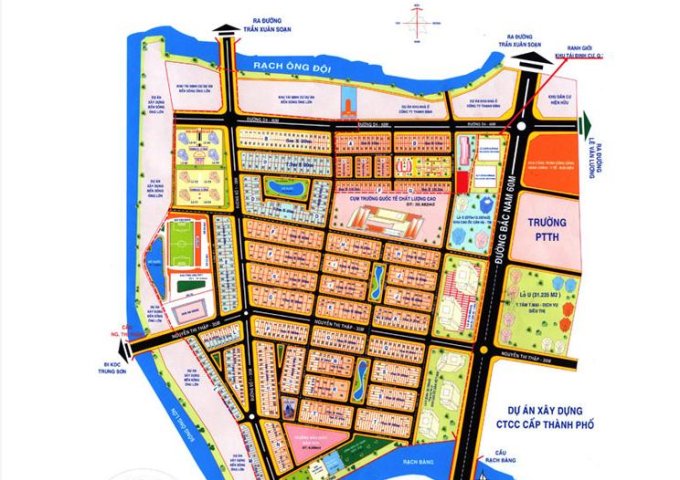 Cho thuê nhà đường số 16 khu dân cư Him Lam Quận 7,giá 3500$/tháng