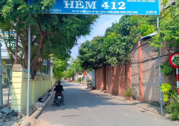 Nền thổ cư hẻm 412 CMT8, p.Bùi Hữu Nghĩa, Bình Thủy