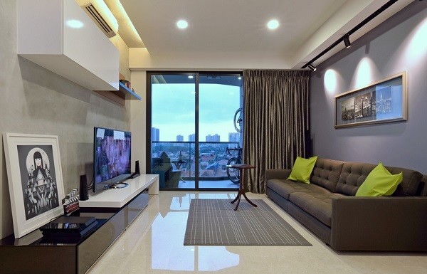 Cho thuê căn hộ chung cư Saigon Pearl, Bình Thạnh, 2 PN, nội thất châu Âu, giá 18 triệu/tháng