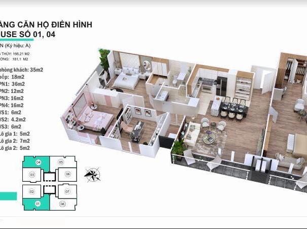 NHANH TAY NHẬN NGAY 7 SUẤT NỘI BỘ GIÁ ƯU ĐÃI CĂN HỘ 3PN, PENTHOUSE CHỈ TỪ 28 TR/M2 - LH 0977706970