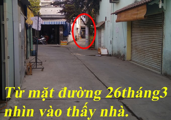 Bán nhà riêng Q. Bình Tân, sát mặt đường 26/3, gần AEON Mall, 48.7m2 