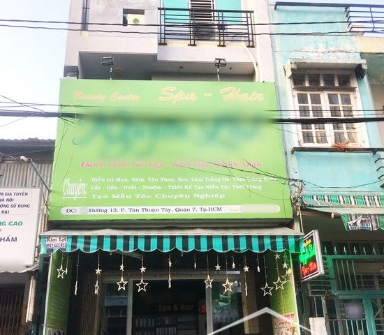 Cần bán nhà phố 2 lầu, ST mặt tiền đường số 13 khu Cư xá Ngân Hàng, P. Tân Thuận Tây, Q. 7