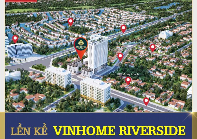 Bán căn hộ chung cư cao cấp cạnh Vinhomes Riverside - Giá đợt 1 chỉ từ ~25tr/m2 - Full nội thất liền tường