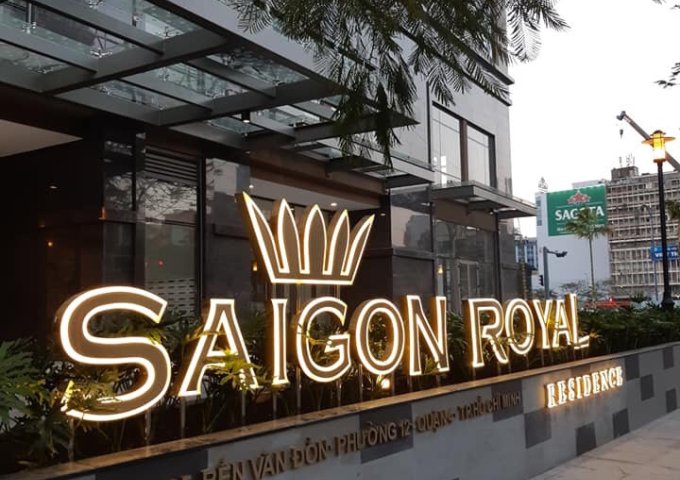 Bán lỗ căn hộ cao cấp Sài Gòn Royal, Bến Vân Đồn, 114m2, 9.3 tỷ. Có hình view thực tế tên tin đăng