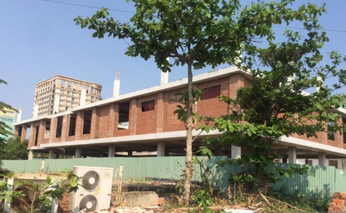 Bán lô 3MT đường 2/9 khu Bắc Tượng Đài, DT 1218.4m2, có nhà hàng đang xây dựng