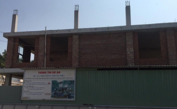 Bán lô 3MT đường 2/9 khu Bắc Tượng Đài, DT 1218.4m2, có nhà hàng đang xây dựng