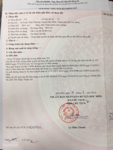 Cần Bán Đất Xuân Thới Thượng 20, Xã Xuân Thới Thượng, Hóc Môn LH: 0939171049 