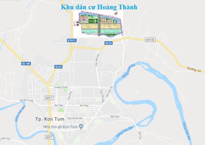 Mở bán chính thức khu đô thị mới Hoàng Thành Kontum