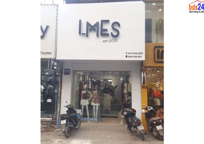 Sang nhượng cửa hàng vị trí HOT số 104 Chùa Bộc, Đống Đa, Hà Nội