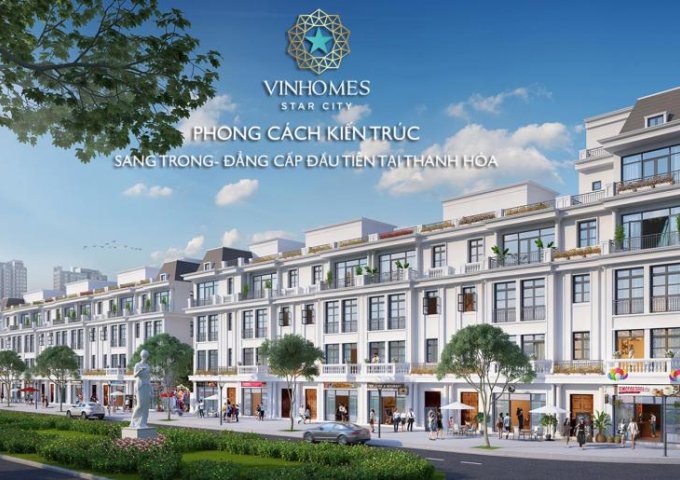 Ưu đãi chưa từng có từ Vinhomes Star City Thanh Hóa. Chỉ từ 2 tỷ dinh ngay Biệt thự 120m2. 