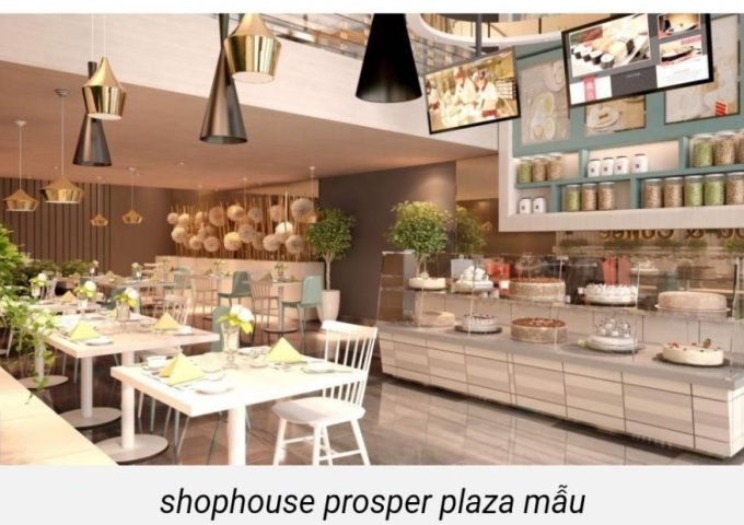 Cho thuê Shophouse Prosper Plaza, Phan Văn Hớn, q.12. Vị trí thuận lợi. 27 triệu /tháng.