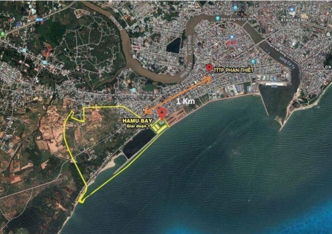 Bán đất nền dự án tại Dự án Hamubay Phan Thiết, Phan Thiết,  Bình Thuận   diện tích 80.92m2  giá 1.5 Tỷ