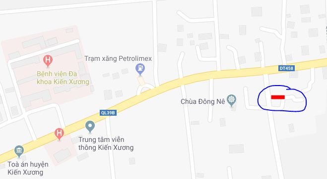 Bán đất đấu giá tại khu Giang Đông, trung tâm TT Thanh Nê, cách QL39 chỉ 30m