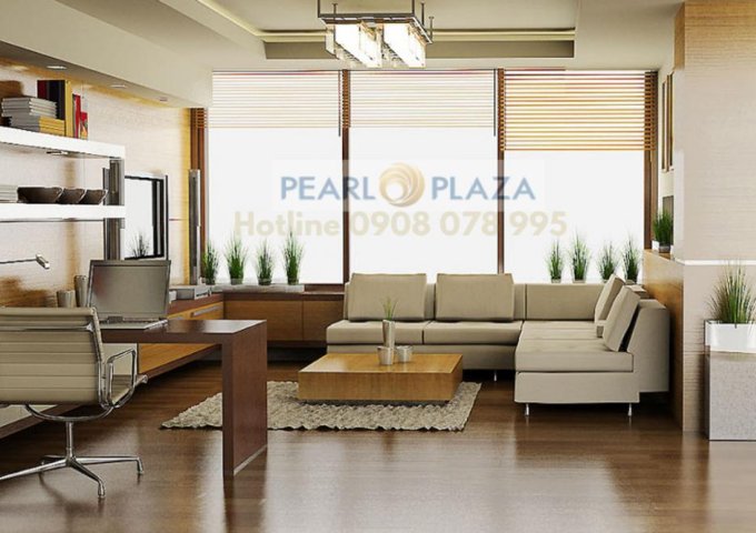 Văn phòng cho thuê tại Pearl Plaza, quận Bình Thạnh chỉ 533.000đ/m2, tầng cao view đẹp