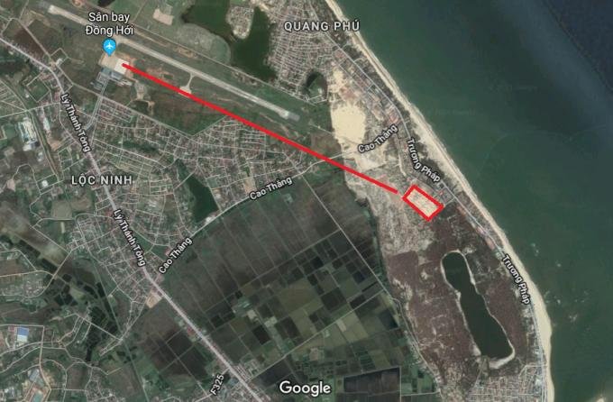 Bán đất nền 3 lô đất biển Quang Phú, Đồng Hới, Quảng Bình, diện tích 270m2, giá 16tr/m2