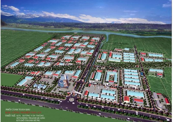Cho thuê đất khu công nghiệp Đại An, tỉnh Hải Dương, quy mô 1-100 ha