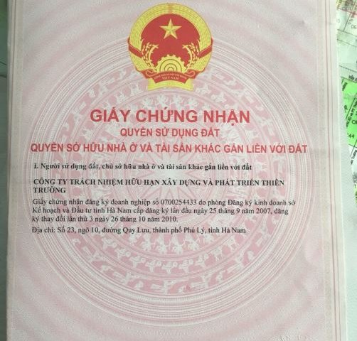 Bán giá sốc- lô đất sổ đỏ KĐT Thanh Sơn