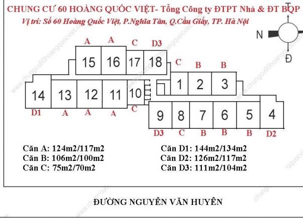 Bán gấp căn hộ 15-01, 70m2 tại CC 60 Hoàng Quốc Việt, giá 2.05 tỷ. lh: 090.454.9693