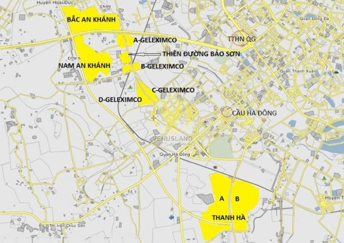 KĐT Geleximco Lê Trọng Tấn có các diện tích bán ở 4 khu A, B, C và D - LH chị Hồng: 0976811868