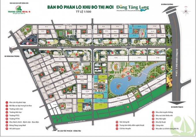 Bán gấp 2 nền đất tái định cư dự án Đông Tăng Long, Quận 9, DT 100m2. Đường 16m