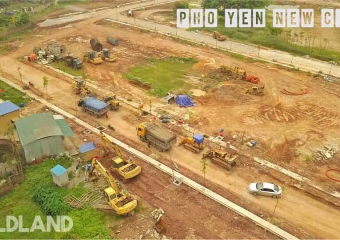 Cơ hội đầu tư đất nền Phổ Yên New City trung tâm TX Phổ Yên giá chỉ từ 7tr/m2