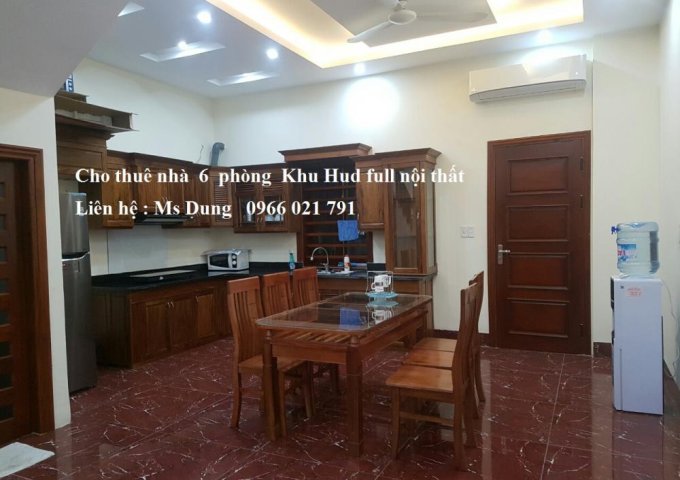 Cho thuê nhà 6 phòng ngủ full nội thất khu Hud tại TP  Bắc Ninh